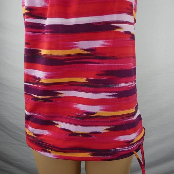 Athleta Airbrush Tinker Racerback Tank Top Athletic Yoga Built in Bra Drawstring - Picture 4 of 7